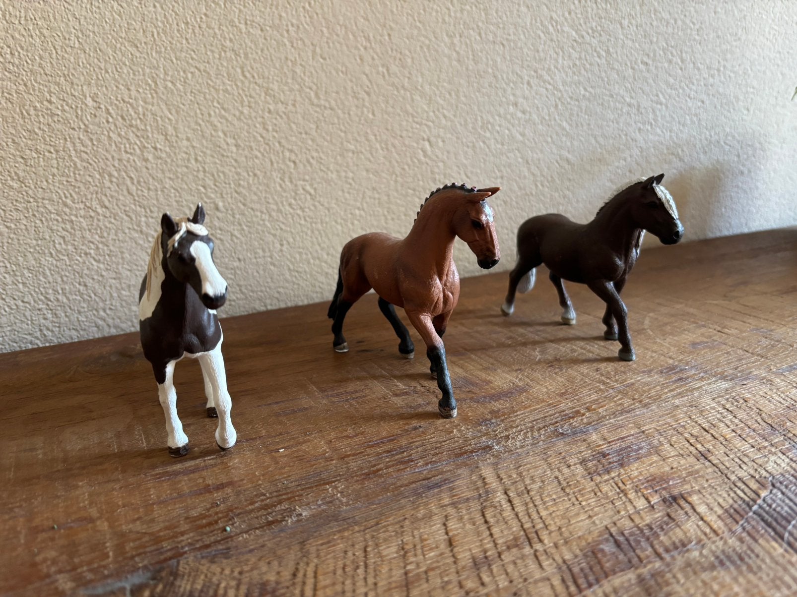 Schleich paardenset J – 3 paarden, Ophalen of Verzenden, Gebruikt