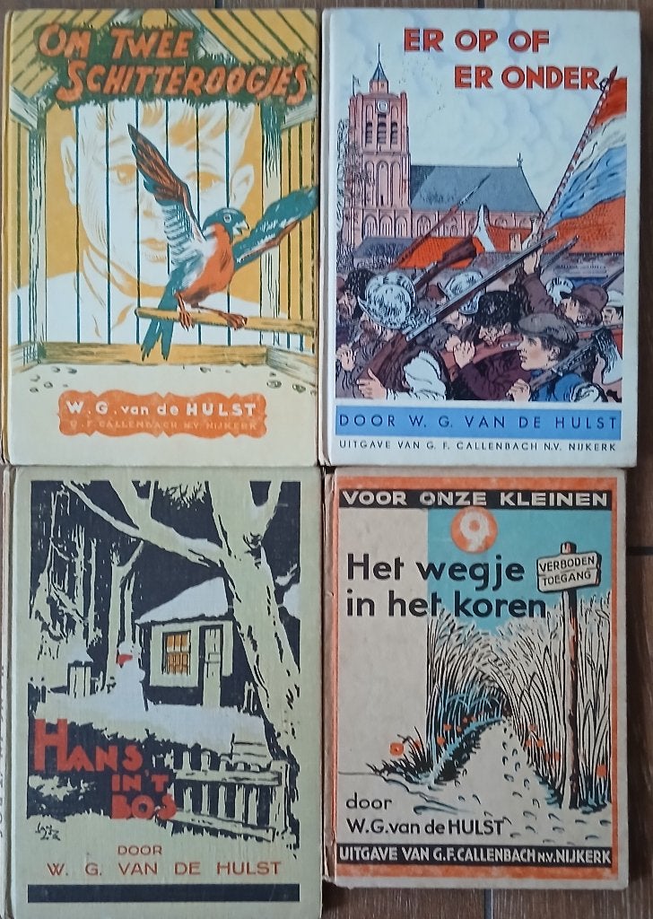 4 Kinderboeken van W.G. van de Hulst, Ophalen of Verzenden, Gelezen, Fictie algemeen