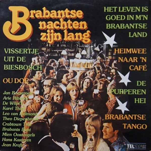 Telstar L.P. (1980) Brabantse Nachten zijn Lang., LP, Gebruikt, Complilatie, Ophalen of Verzenden
