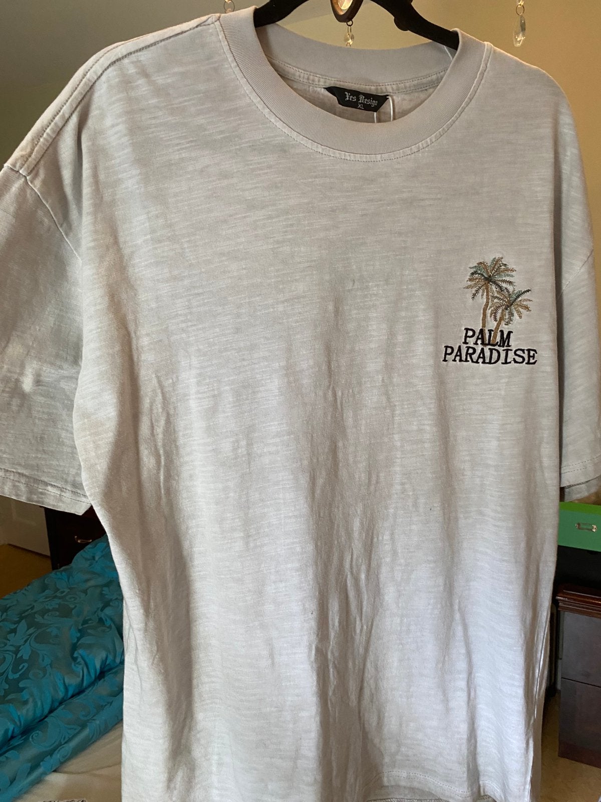 Foto 7 van T-shirt heren met patroon, oversize (1 stuk)