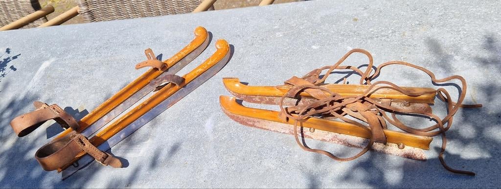 Friese doorlopers - Vintage schaatsen, Sport en Fitness, Schaatsen, Ophalen of Verzenden, Gebruikt, Friese doorlopers, Overige merken