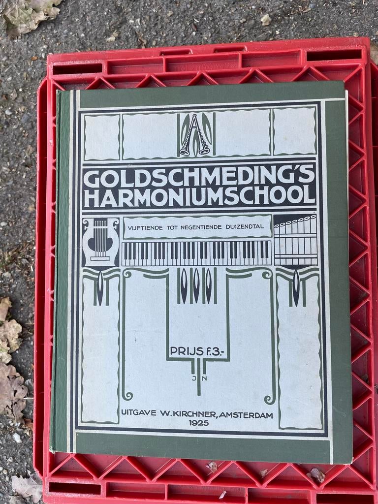 Goldschmeding's Harmoniumschool - Muziekboek 1925, Ophalen, Gelezen, Instrument