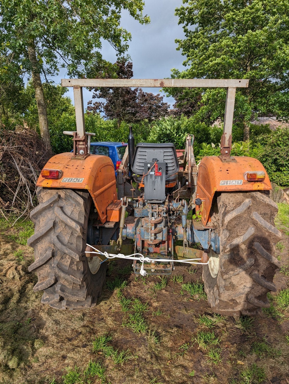 Fiat 540 Trekker met Voorlader - Goed Onderhouden, Ophalen, Gebruikt, Fiat