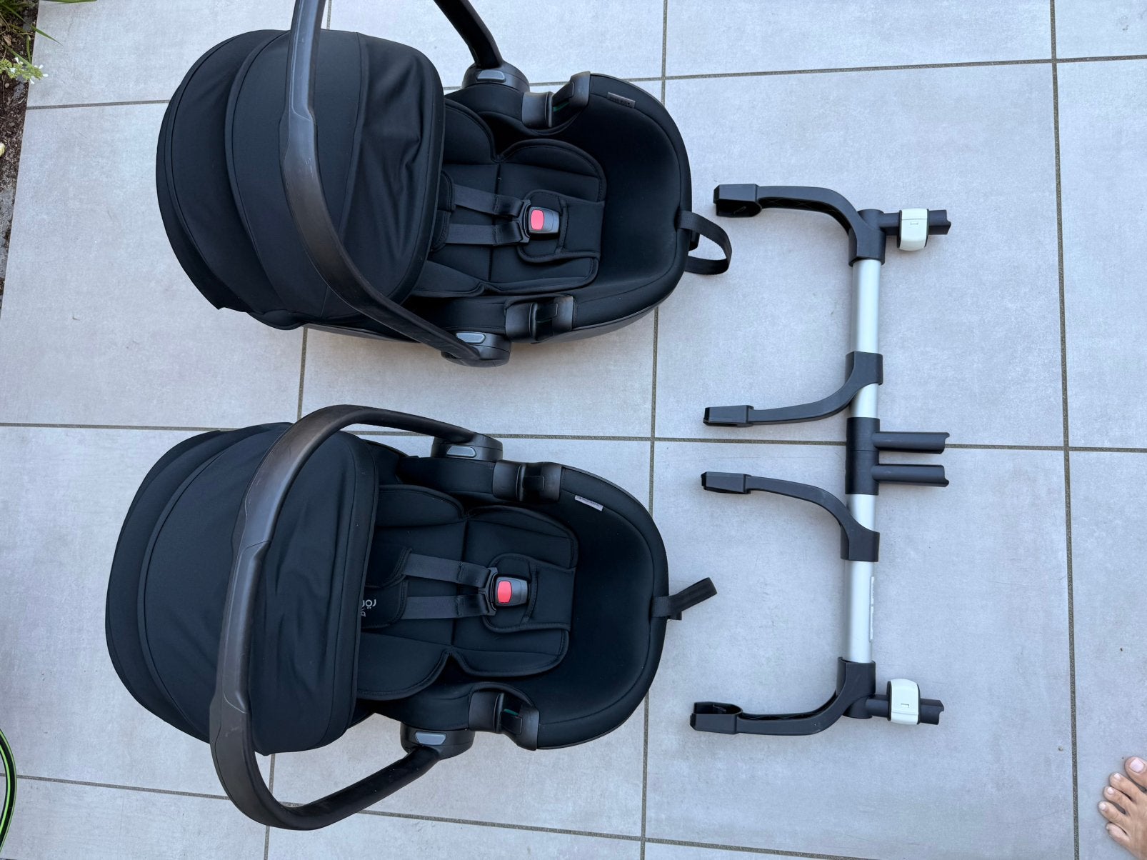 Bugaboo Donkey 5 Duo Tweeling buggy inclusief autostoelen, Ophalen, Zo goed als nieuw, Bugaboo