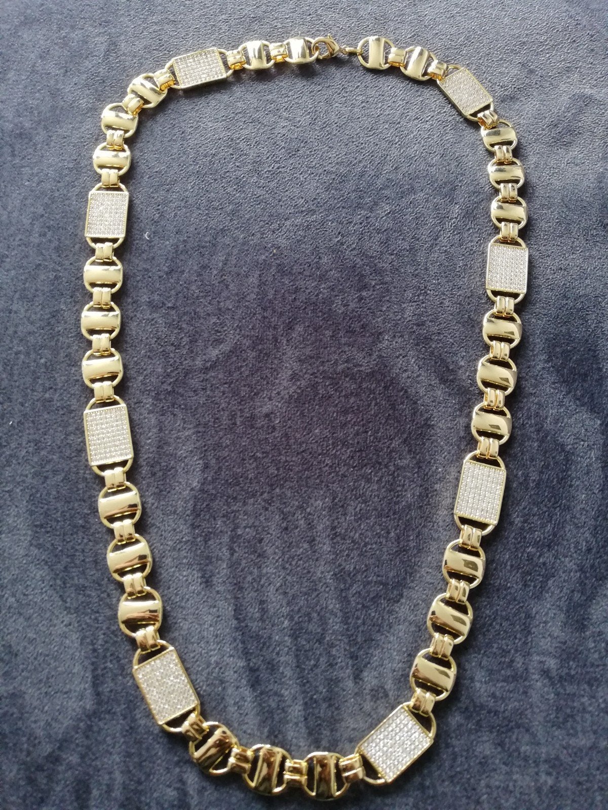 18k gold plated ketting, Ophalen of Verzenden, Nieuw, Goud, Goud
