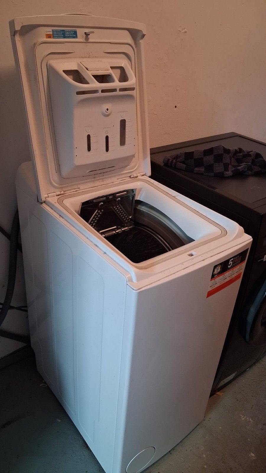 Indesit Bovenlader Wasmachine 7kg 1200 toeren, Ophalen, Gebruikt, Bovenlader, Wolwasprogramma