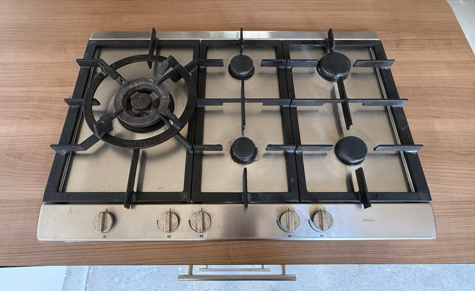 ATAG Inbouw Gasfornuis met 5 Kookzones, Witgoed en Apparatuur, Fornuizen, Ophalen, Gebruikt, Minder dan 85 cm, 60 cm of meer