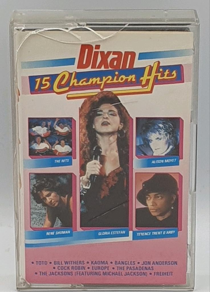 Dixan 15 Champion Hits Cassettebandje - Diverse Artiesten, Gebruikt, 1 bandje, Ophalen of Verzenden, Origineel