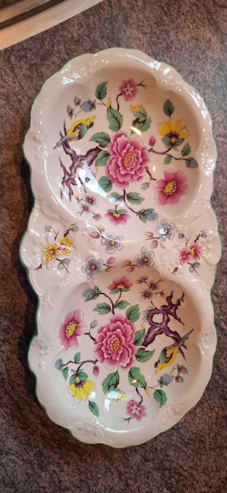 Old Foley Chinese Rose serveerschaal, James Kent, Antiek en Kunst, Ophalen