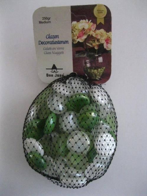 Decoratie stenen 250 gram groen parlemoer, Overige kleuren, Nieuw, Ophalen of Verzenden, Glas