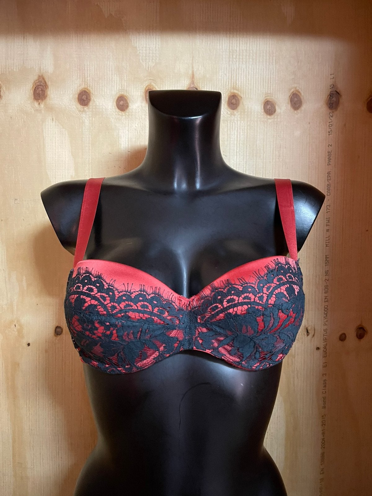 Andres sarda bh 80b model megeve 28% zijde, Kleding | Dames, Verzenden, Rood, BH