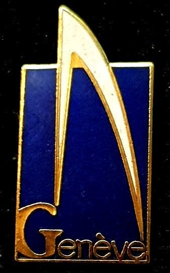 Geneve pin- emaille, Verzamelen, Verzenden, Nieuw, Stad of Land, Speldje of Pin