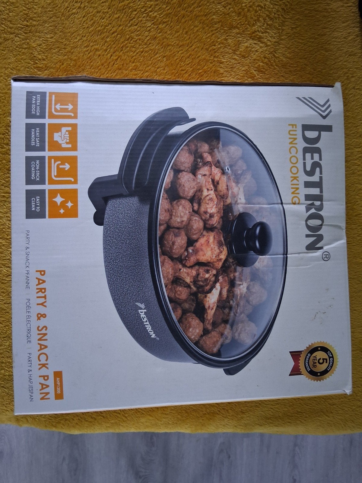 Nieuwe Bestron Party & Snackpan, Ophalen of Verzenden, Nieuw