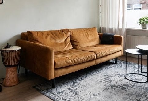 Comfortabele bank, Huis en Inrichting, Banken | Bankstellen, Ophalen, Gebruikt, Tweepersoons, 75 tot 100 cm