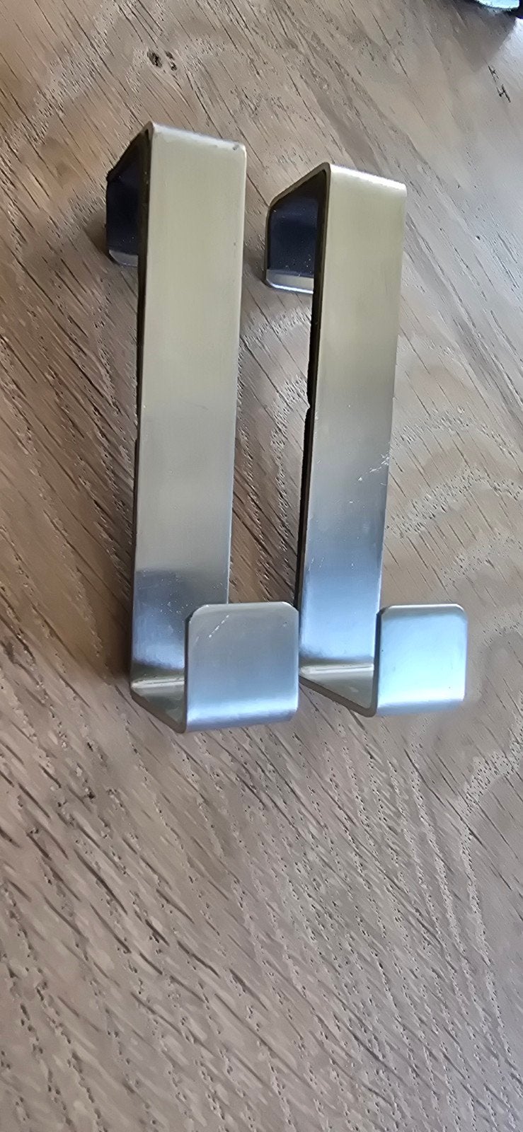 IKEA LILLÅNGEN Over-de-deur Haken (2 stuks), Ophalen of Verzenden, Zo goed als nieuw, Zilver, Metaal