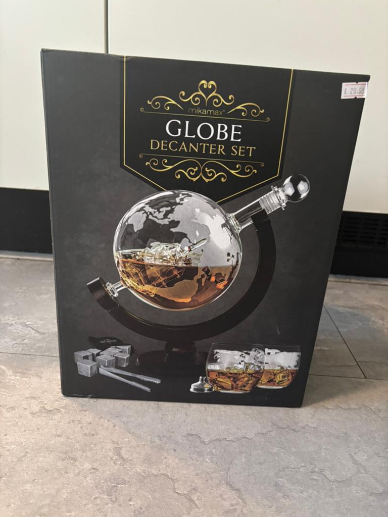 Globe decanter set, Ophalen of Verzenden, Zo goed als nieuw, Overige typen