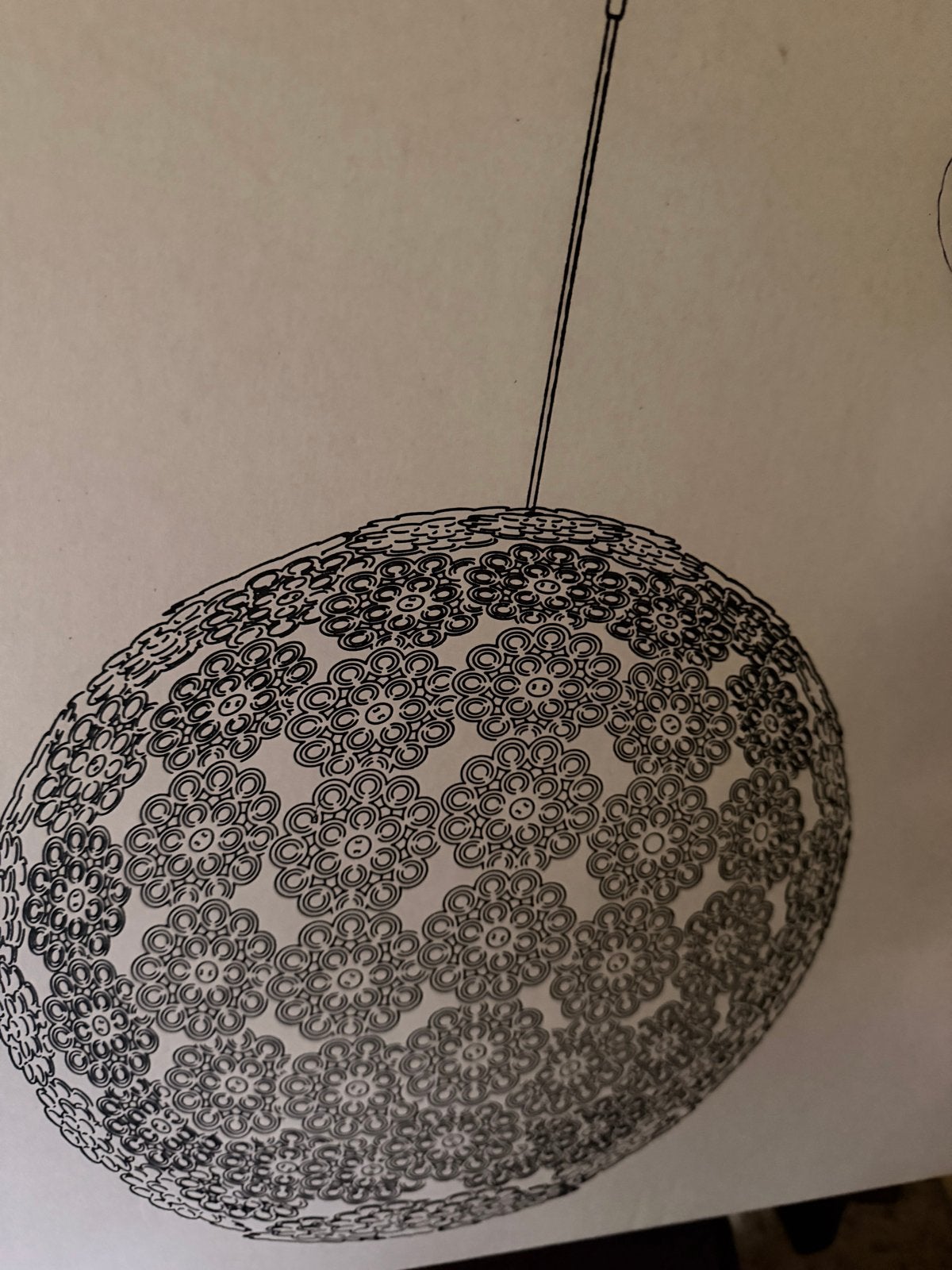 IKEA GRIMSÅS hanglamp - Nieuw in doos (80 cm), Ophalen, Nieuw, Kunststof, 75 cm of meer