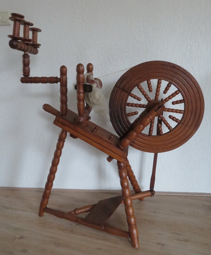Spinnewiel, Ophalen