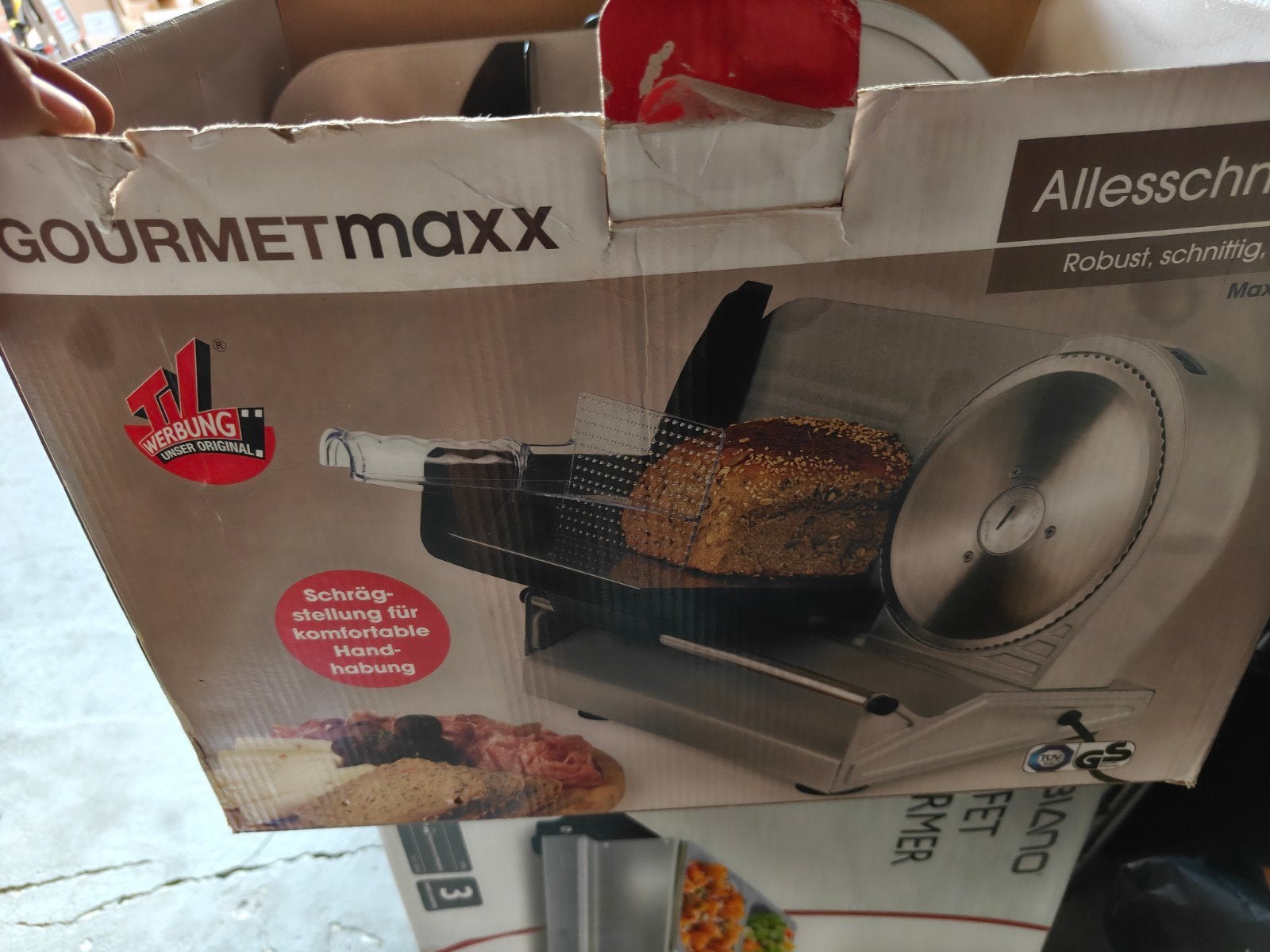 Gourmetmaxx Allessnijder - Zo goed als nieuw, Ophalen, Zilver, Zo goed als nieuw, Metaal