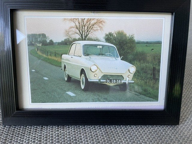 Daf 600 in fotolijstje, Ophalen of Verzenden, Gebruikt