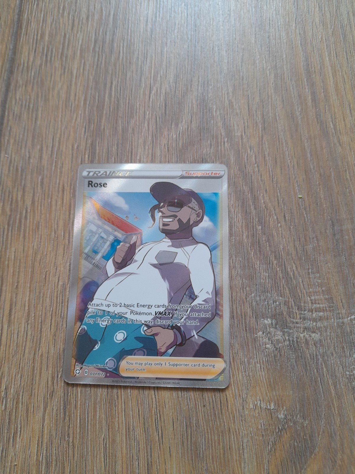 Pokémon TCG Rose Full Art Trainer Kaart (074/073), Ophalen of Verzenden, Zo goed als nieuw, Losse kaart, Foil