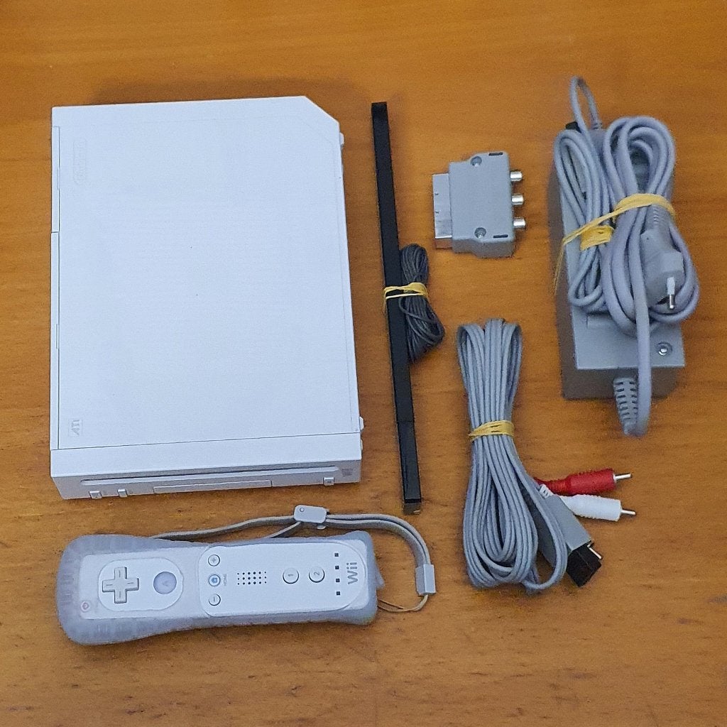 Nintendo Wii met Controller & Kabels, Spelcomputers en Games, Ophalen of Verzenden, Gebruikt, Met 1 controller