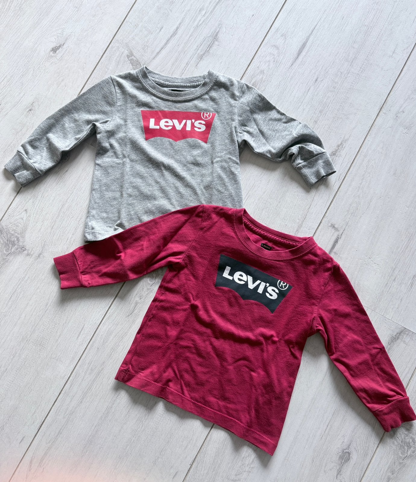 Levi’s longsleeves maat 80 en 86., Kinderen en Baby's, Babykleding | Maat 80, Ophalen of Verzenden, Zo goed als nieuw, Jongetje