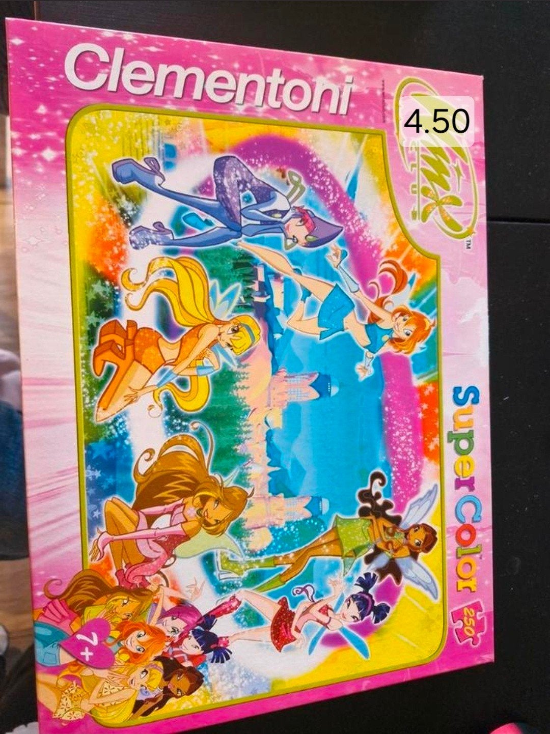 Clementoni Winx Club SuperColor Legpuzzel 250 stukjes, Ophalen of Verzenden