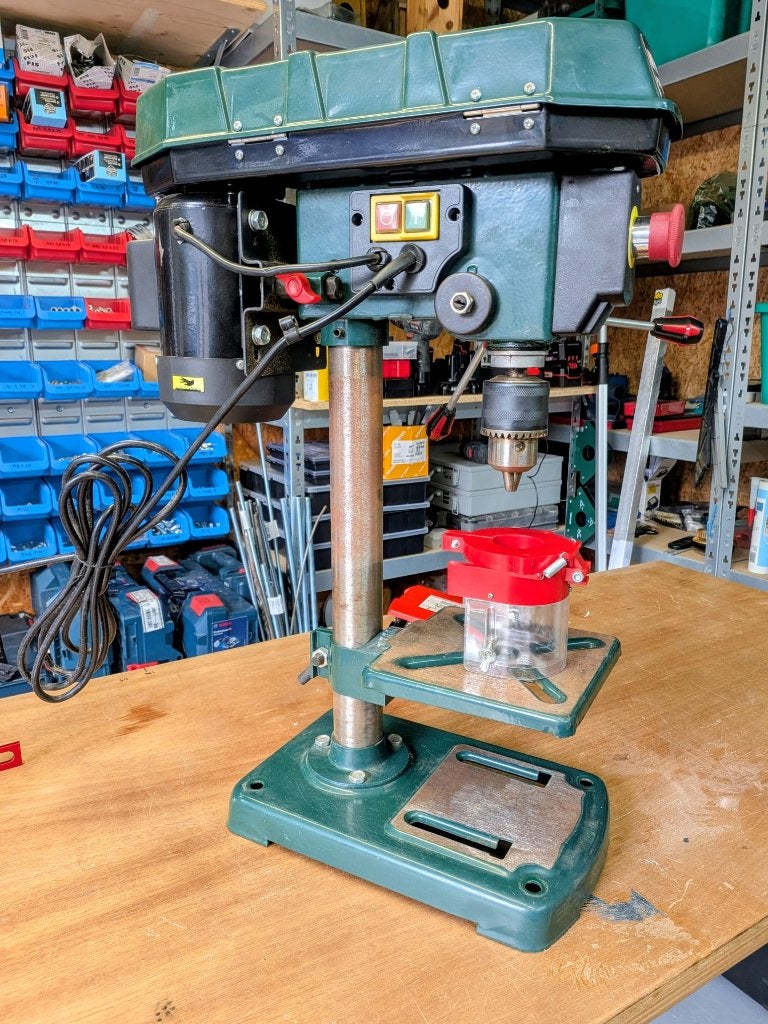 Kolomboormachine 230V 500W, Ophalen, Gebruikt, 400 tot 600 watt, Kolomboormachine