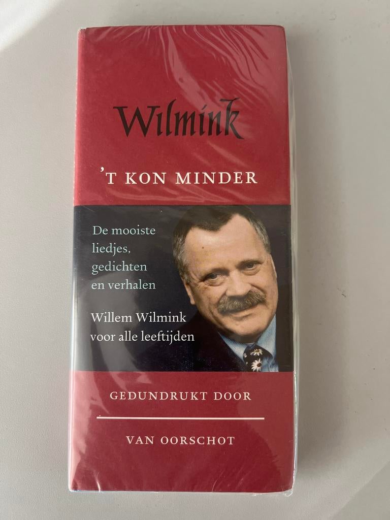 Wilmink - 't Kon Minder: Liedjes, Gedichten en Verhalen, Boeken, Ophalen of Verzenden, Nieuw, Nederland