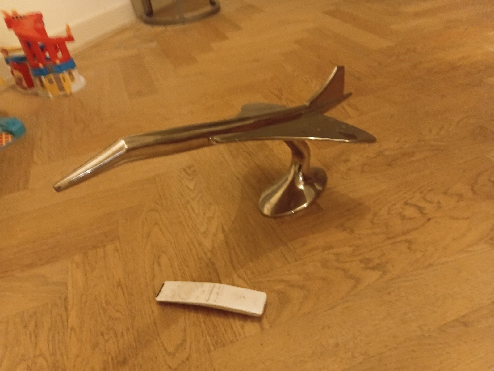 Bijzonder groot model van de Concorde, een echte blikvanger., Handgemaakt, 30 cm, Nieuw, Ophalen of Verzenden