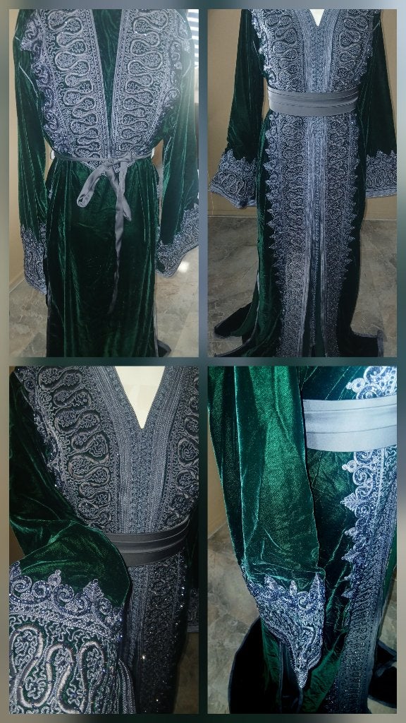Marokaanse jurken, Kleding | Dames, Gelegenheidskleding, Zo goed als nieuw, Overige typen, Maat 46/48 (XL) of groter, Groen, Ophalen of Verzenden