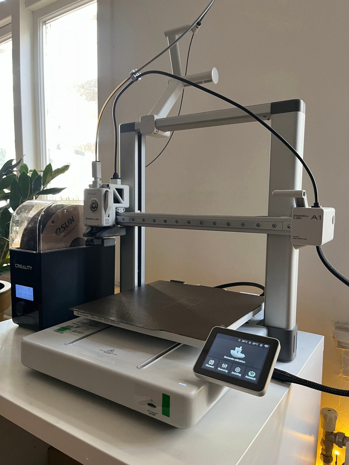 Bambulab A1 3D Printer, Ophalen, Ingebouwde Wi-Fi, Zo goed als nieuw, Filament
