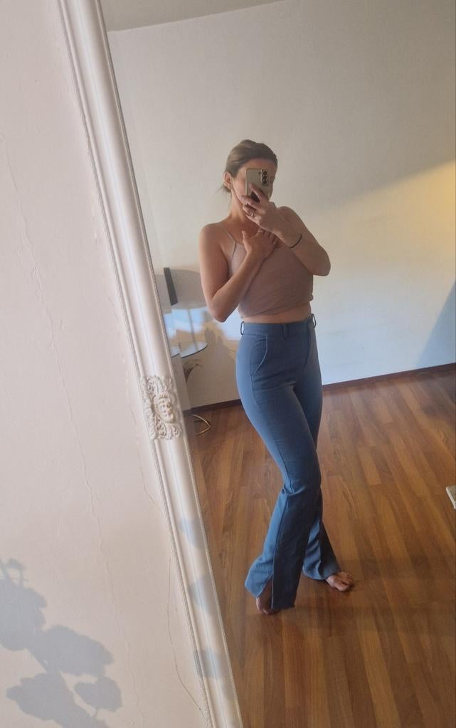 Zara pantalon, Blauw, Zara, Ophalen of Verzenden, Zo goed als nieuw