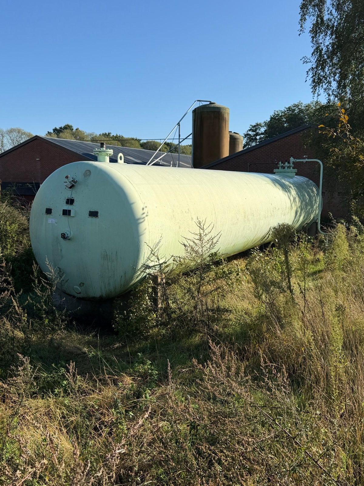 Goedgekeurde gastank 39.000 liter, Ophalen