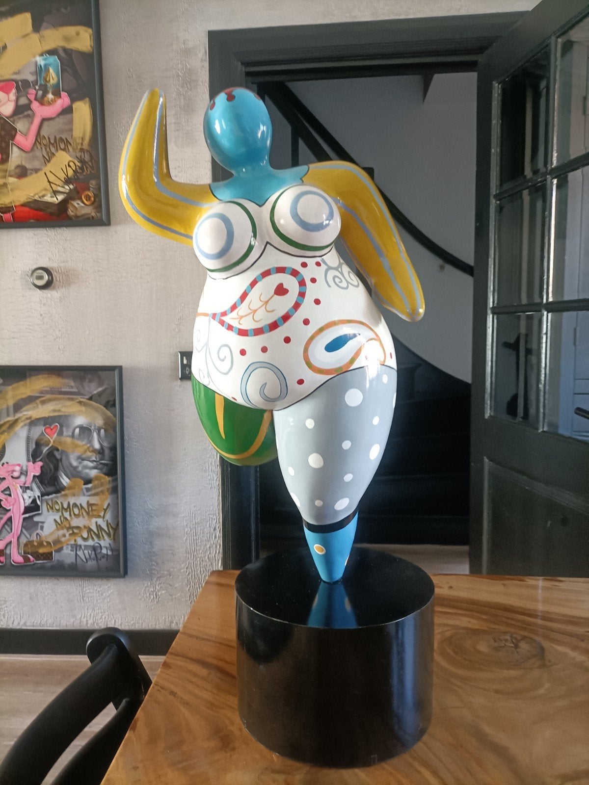 De NANa van Niki de Saint  Phalle, Ophalen, Meerkleurig, 75 cm, Kunststof