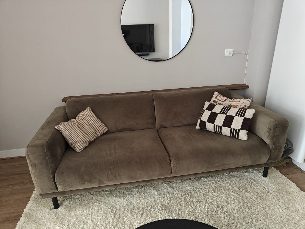 2,5 zits bank, Ophalen, Gebruikt, Tweepersoons, 75 tot 100 cm