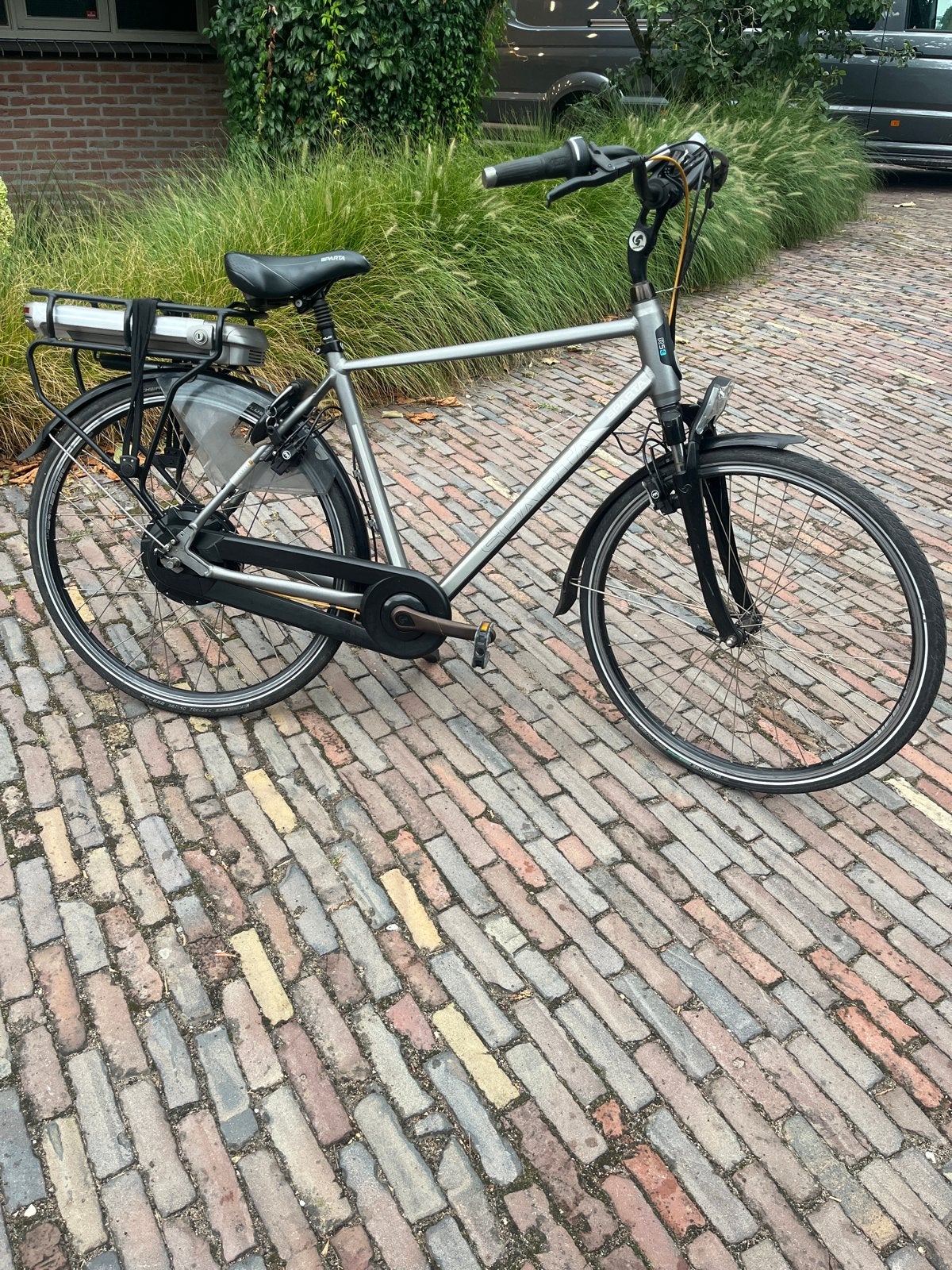 Sparta r5e herenfiets met 522Wh accu en achterwielmotor, Fietsen en Brommers, Elektrische fietsen, Ophalen, Sparta, Gebruikt, 51 tot 55 cm