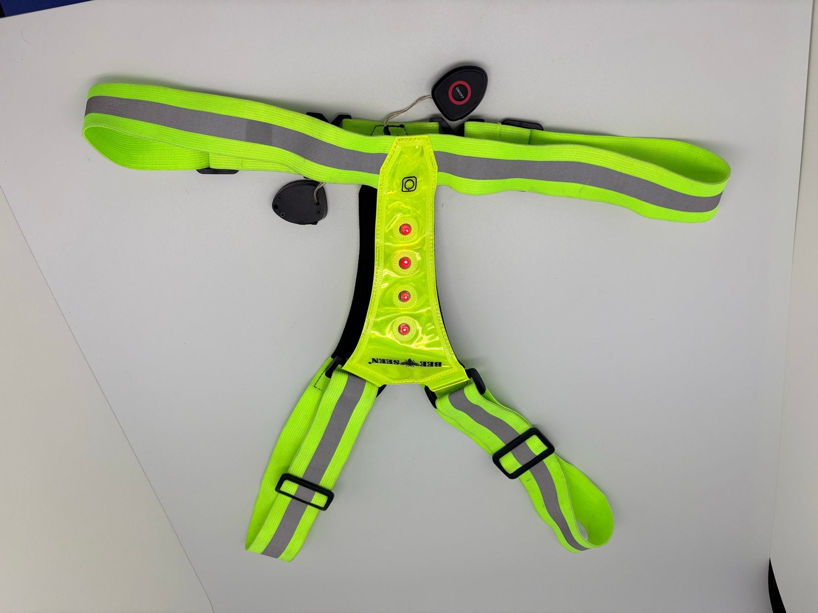 Hardloopvest met LED-verlichting voor en achter, Overige merken, Ophalen of Verzenden, Zo goed als nieuw, Kleding
