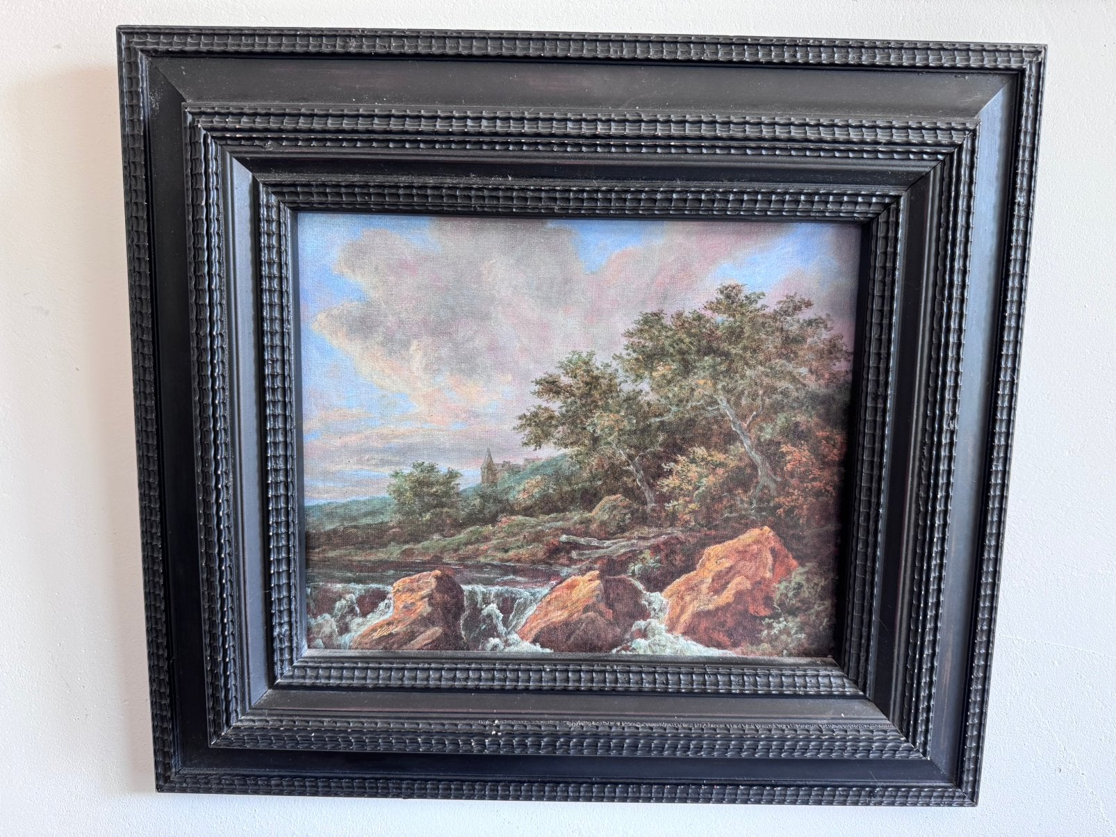 Schilderij in antieke lijst, Antiek en Kunst, Ophalen