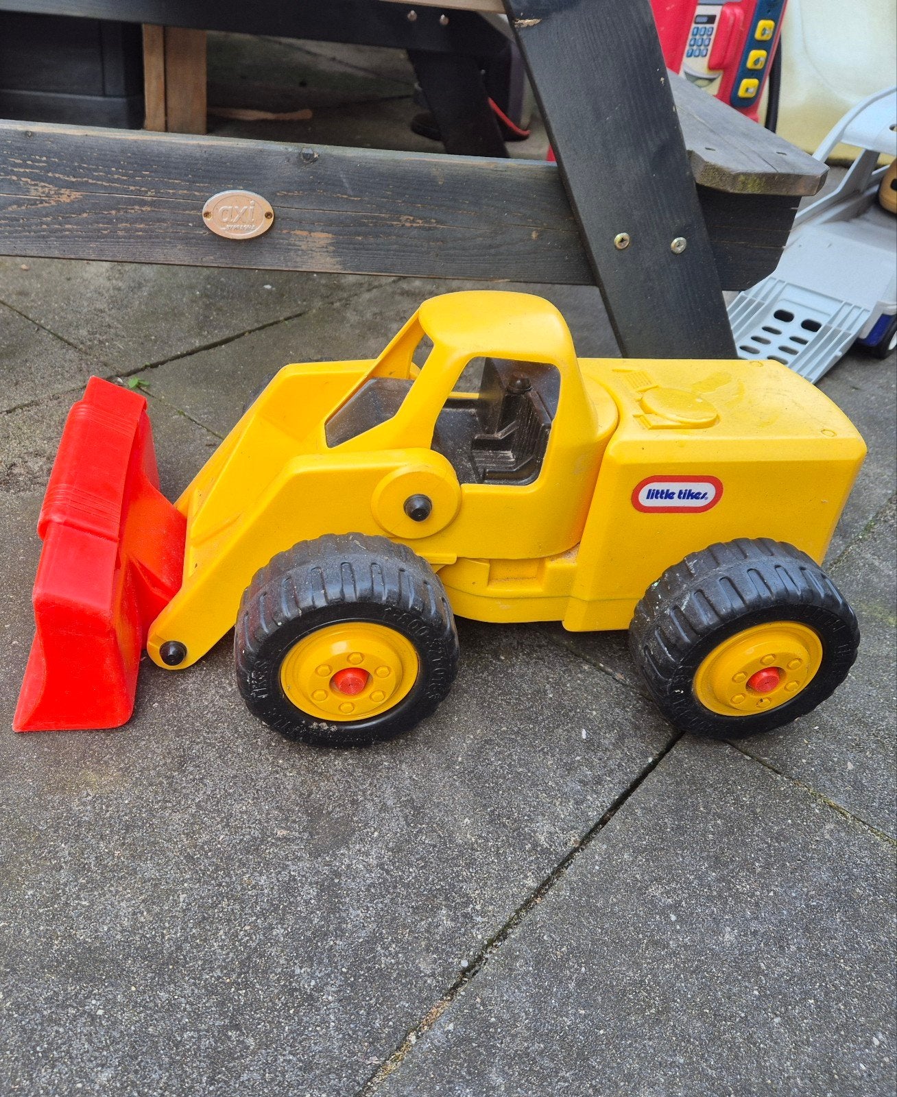 Vintage Little Tikes Reuze Graafmachine / Shovel, Ophalen of Verzenden, Gebruikt