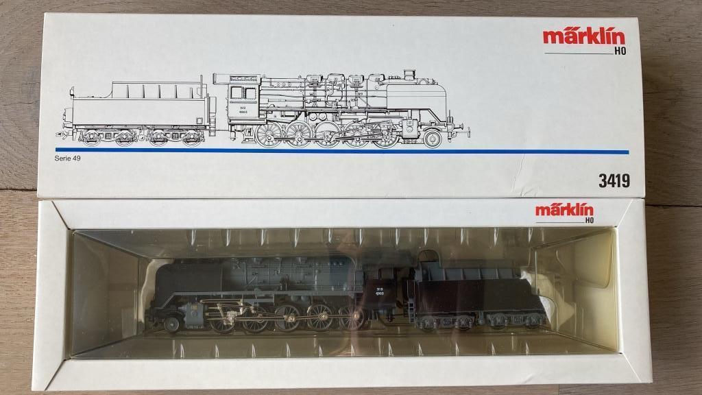 Marklin ho 3419 locomotief nieuwstaat, Wisselstroom, Locomotief, Verzenden, Nieuw