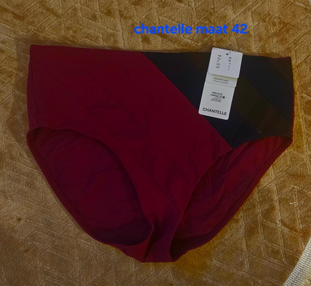 Chantelle bikini slip maat 42 nieuw, Chantelle, Ophalen of Verzenden, Rood, Slip