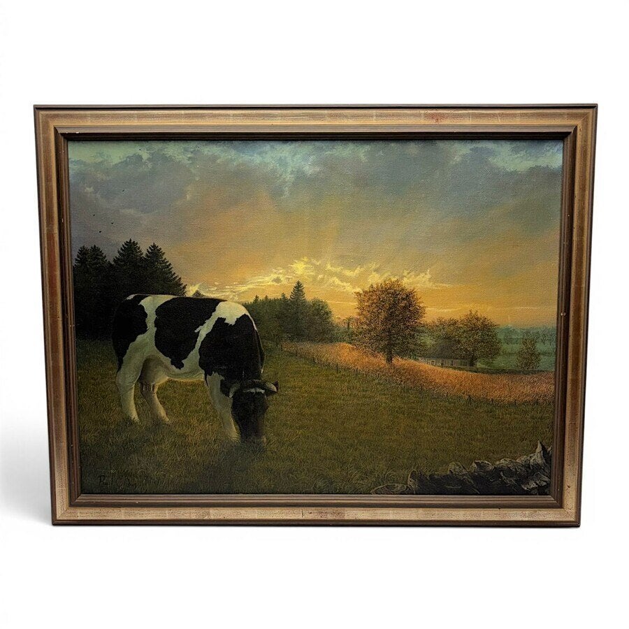 Paul Christiaan Bos (1956) - ‘Denkend aan Ierland’, 1975, Doek, Ophalen of Verzenden, Olieverf, Klassiek