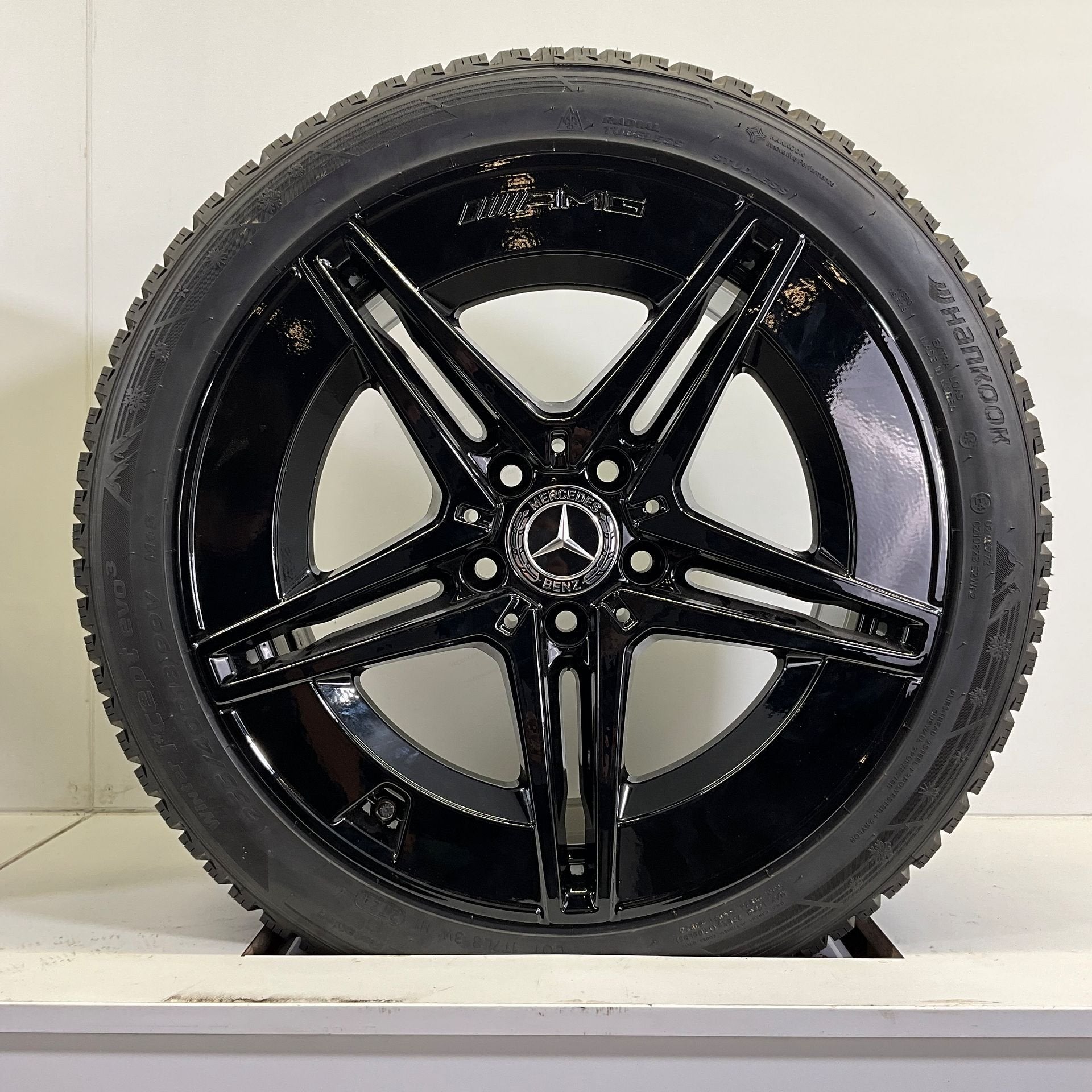 MERCEDES A, B C CLA KLASSE SET VELGEN + WINTERBANDEN 18 INCH, 18 inch, -, -, Banden en Velgen