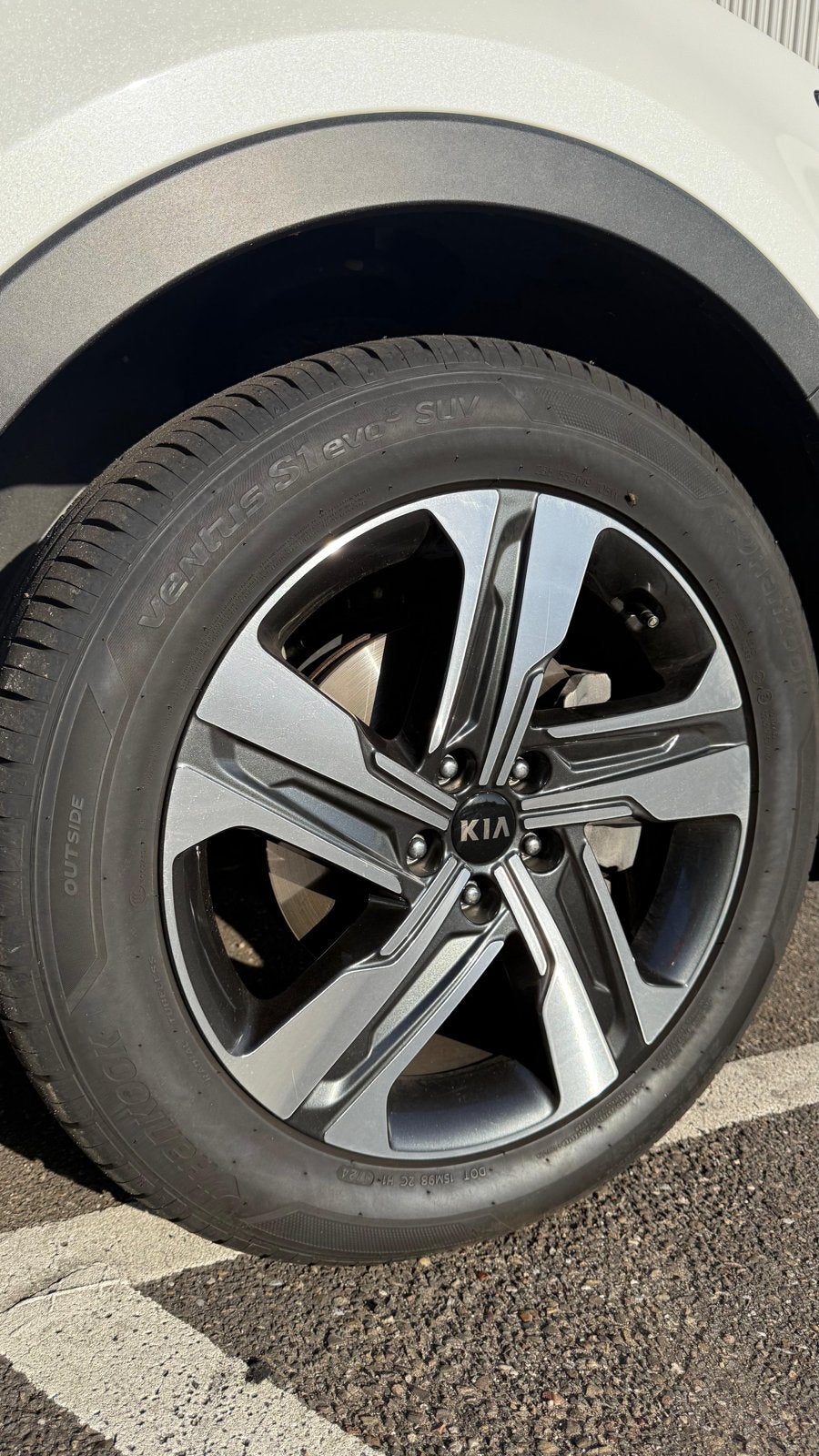 Kia Sorento 19 inch velgen met Hankook Ventus S1 evo3 SUV, 19 inch, Gebruikt, Banden en Velgen, Ophalen of Verzenden