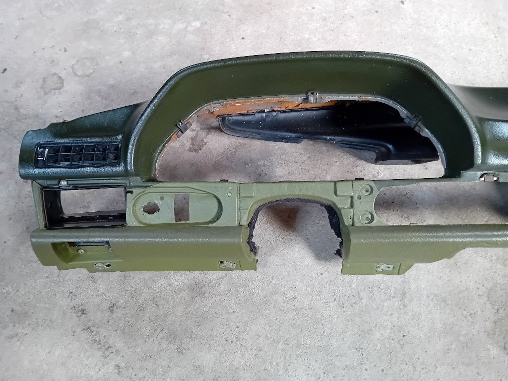 Dashboard Mercedes W126, olijf-groen, Ophalen, Gebruikt, Mercedes-Benz