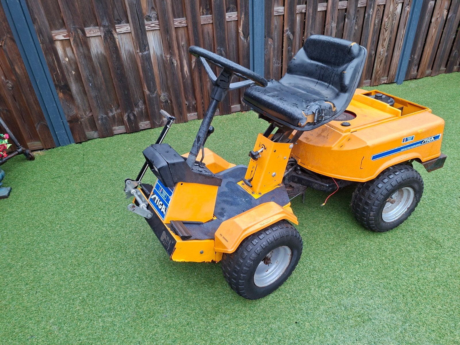 zitmaaier tuin tractor opknapper, Ophalen, Gebruikt