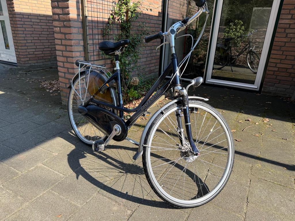 Gazelle Davos damesfiets, Fietsen en Brommers, Fietsen | Dames | Damesfietsen, Ophalen, Zo goed als nieuw, Gazelle, Versnellingen