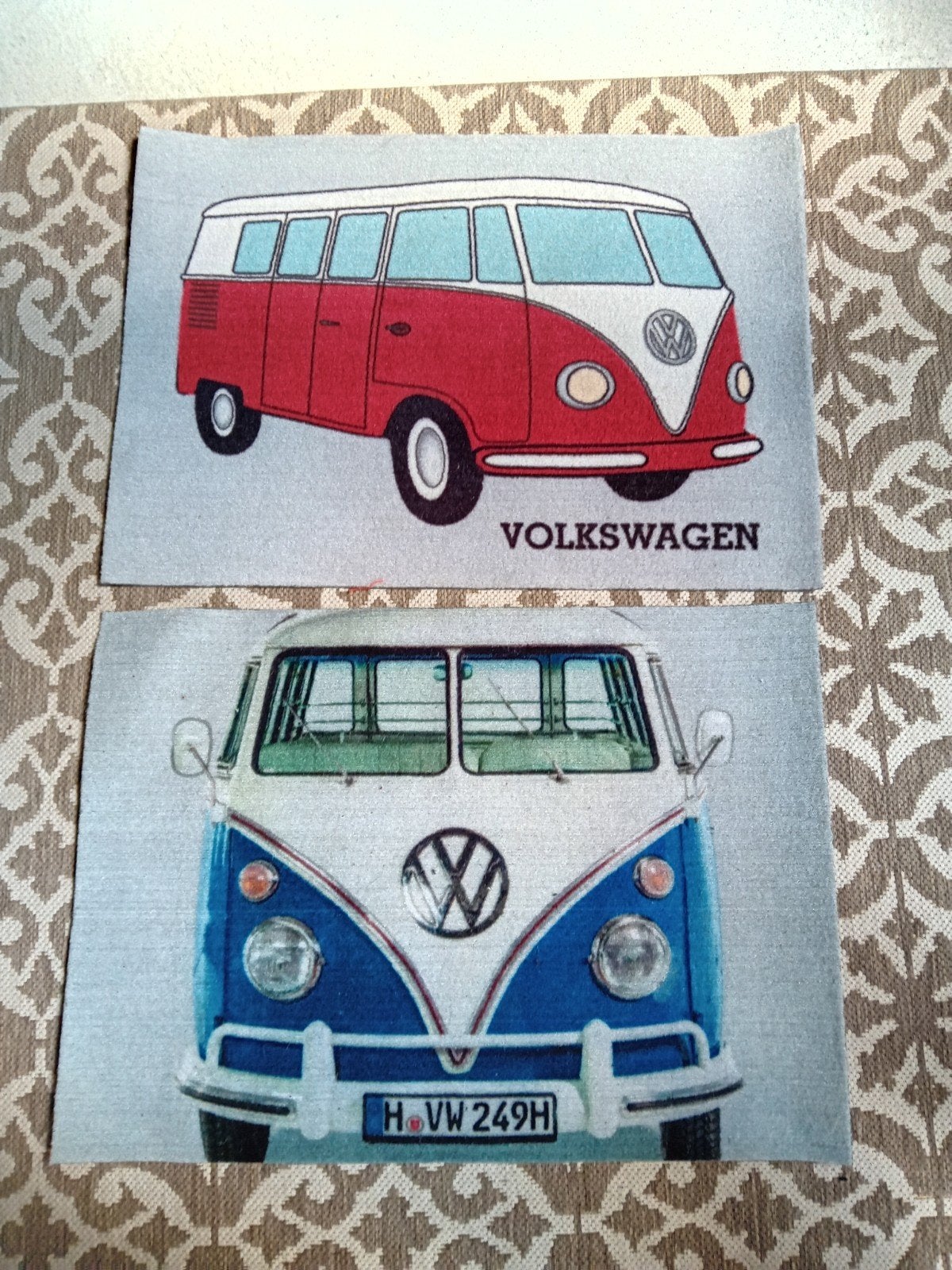 Volkswagen RETRO (deur)matten, Ophalen